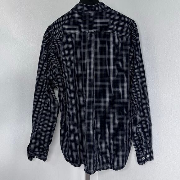 Wisconsin Badgers Mens Shirt Black White Check Embroidered Logo XL PREDGE - Picture 4 of 4